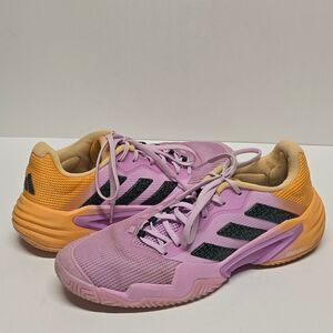 Adidas Barricade 13 Tennis Shoes Pink Orange Sneakers IE5420 Women's Sz 10